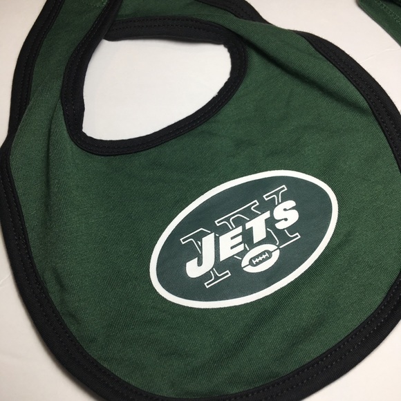 NEW YORK JETS NFL INFANT JERSEY + BIB - Picture 2 of 7
